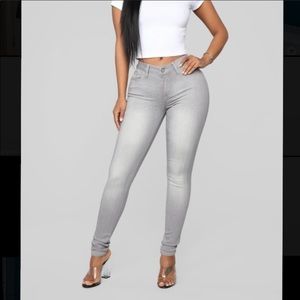 Gray Matter Skinny Jeans